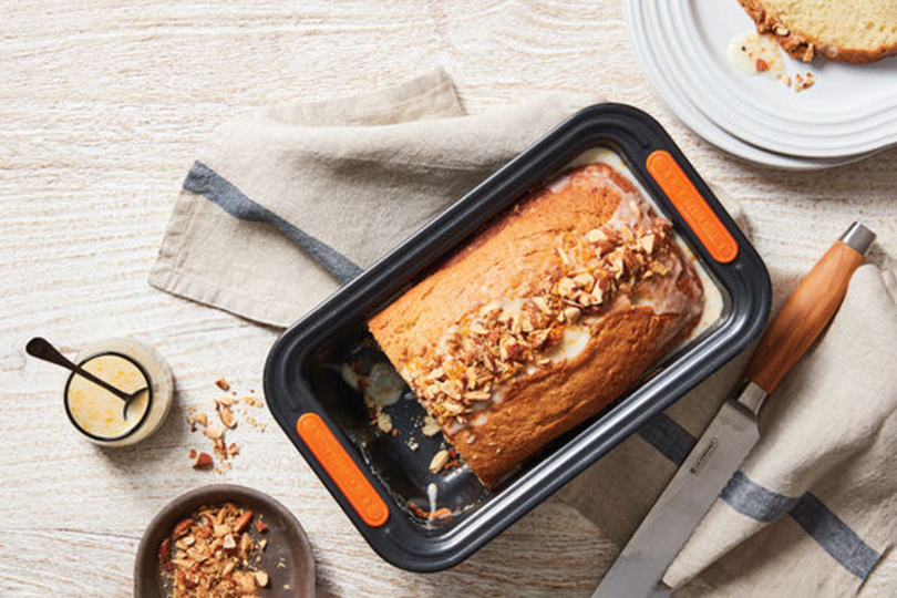 Brown Butter Pound Cake with Nutmeg Glaze